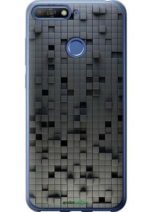 Чехол на huawei honor 7a pro кубики "1061u-1440-10746"