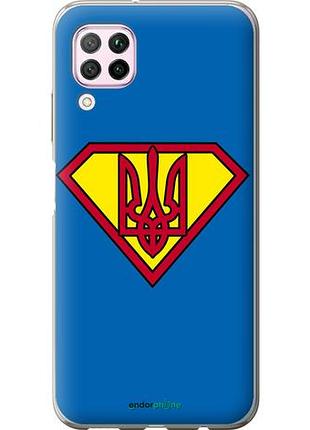 Чехол на huawei p40 lite супер тризуб "1164u-1887-10746"