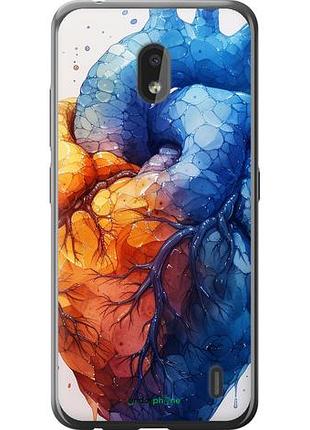 Чехол на nokia 2.2 арт-сердце "6034u-1706-10746"