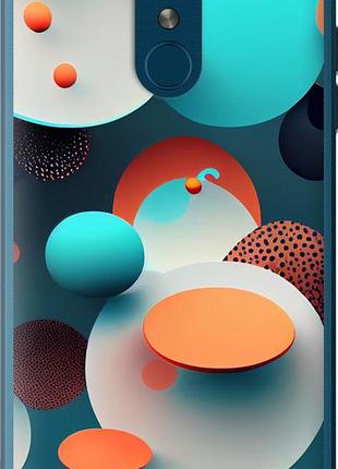 Чехол на lg k8 2018 горошек абстракция "5608u-1384-10746"