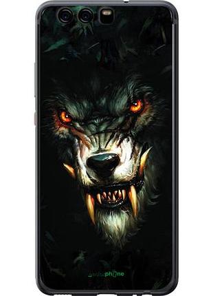 Чехол на huawei p10 дьявольский волк "833u-780-10746"