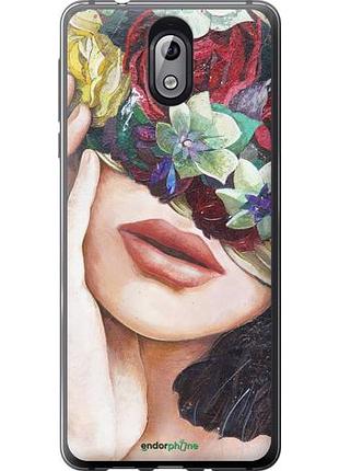 Чехол на nokia 3.1 head flower "4460u-1530-10746"