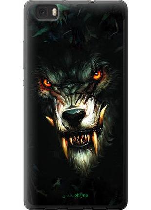 Чохол на huawei ascend p8 lite диявольський вовк "833u-126-10746"