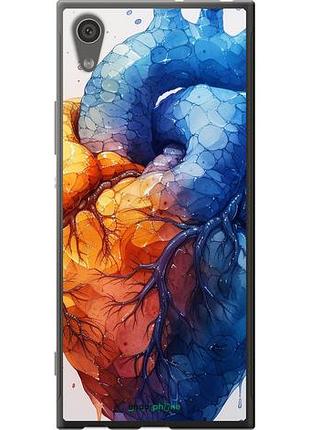 Чехол на sony xperia xa1 g3112 арт-сердце "6034u-964-10746"