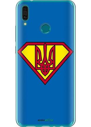 Чехол на huawei y9 2019 супер тризуб "1164u-1602-10746"
