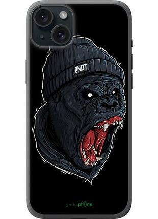 Чохол на iphone 15 plus мавпа в люті "4137u-3097-10746"