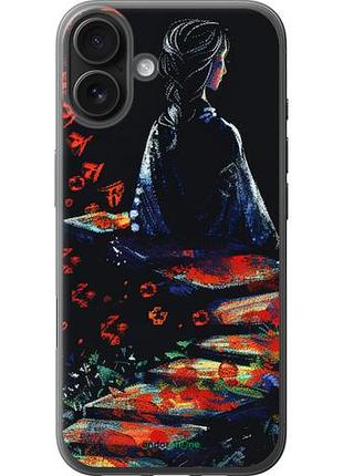 Чехол на iphone 16 plus мечтательная девушка "6042u-3714-10746"