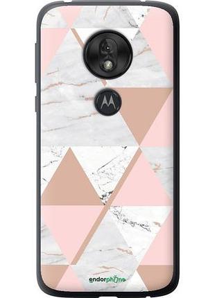 Чехол на motorola moto g7 play мраморная симметрия "4344u-1656-10746"