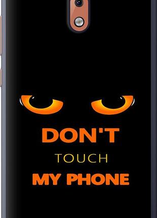 Чехол на nokia 2.1 don't touch the phone "4261u-1532-10746"