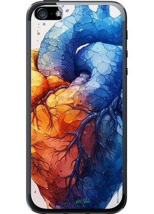 Чехол на iphone 5 арт-сердце "6034u-18-10746"