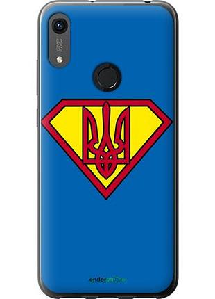 Чехол на huawei honor 8a супер тризуб "1164u-1635-10746"