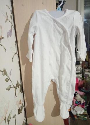 Красивий бодік на малюка 0-3 міс , як новий