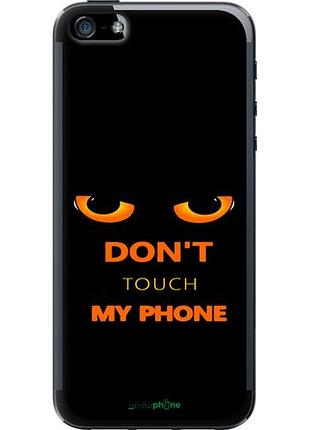 Чехол на iphone se don't touch the phone "4261u-214-10746"