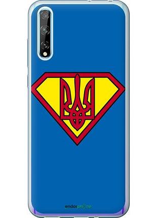 Чехол на huawei p smart s супер тризуб "1164u-1813-10746"