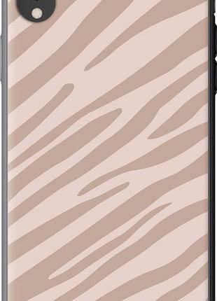 Чехол на iphone xr зебра беж "4875u-1560-10746"