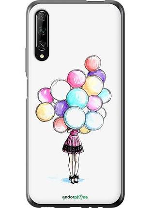 Чохол на huawei p smart pro кульки "4387u-1906-10746"