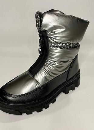Детские сноубутсы для девочек, clibee (код 2042) размеры: 32-37