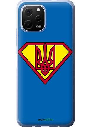 Чехол на huawei nova y61 супер тризуб "1164u-2983-10746"