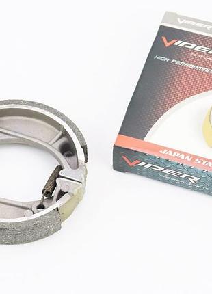 Тормозные колодки барабан honda dio 50 (пружины под углом), d=90mm