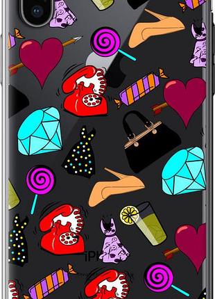 Чехол на iphone x stickers "4757u-1050-10746"