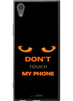Чехол на sony xperia xa1 g3112 don't touch the phone "4261u-964-10746"