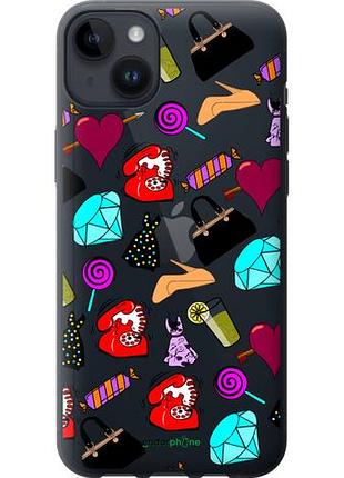 Чехол на iphone 14 plus stickers "4757u-2645-10746"