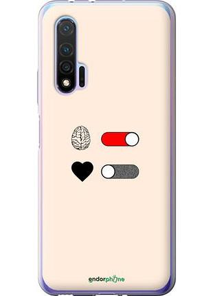 Чехол на huawei nova 6 любовь и ум "4553u-1821-10746"
