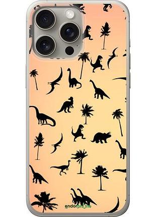 Чехол на iphone 15 pro max динозаврики 1 "4772u-3098-10746"