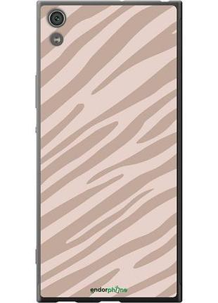 Чехол на sony xperia xa1 ultra g3212 зебра беж "4875u-1237-10746"