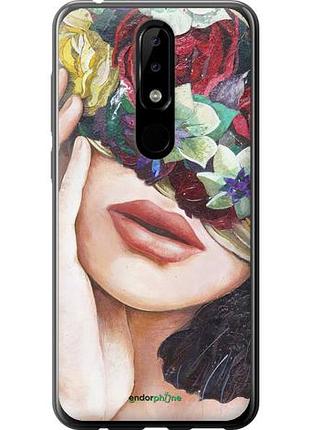 Чехол на nokia 5.1 plus head flower "4460u-1543-10746"