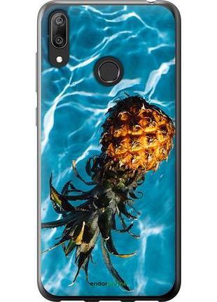 Чехол на huawei y7 2019 ананас на воде "4384u-1638-10746"