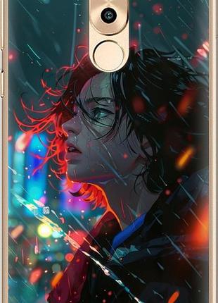 Чехол на huawei honor 6x ночные огни "6096u-460-10746"