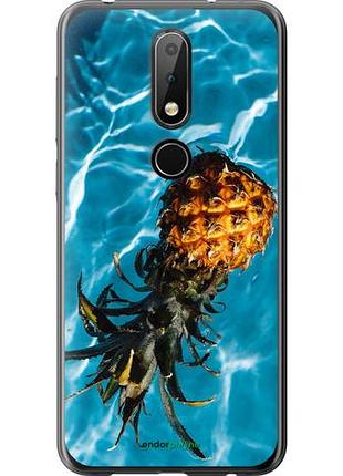 Чехол на nokia 6.1 plus ананас на воде "4384u-1539-10746"