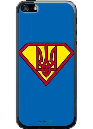 Чехол на iphone 5 супер тризуб "1164u-18-10746"