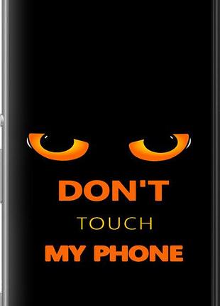 Чехол на sony xperia m5 e5633 don't touch the phone "4261u-217-10746"