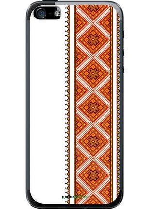 Чехол на iphone 5 вышиванка 25 "593u-18-10746"