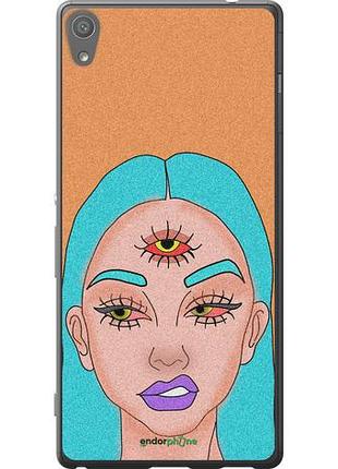 Чехол на sony xperia xa ultra dual f3212 девушка рисунок "4576u-391-10746"