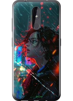 Чехол на nokia 3.2 ночные огни "6096u-1705-10746"