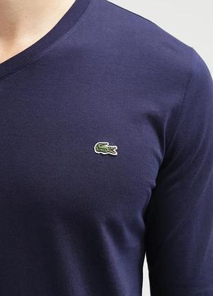 Lacoste хлопковый лонгслив , оригинал 5