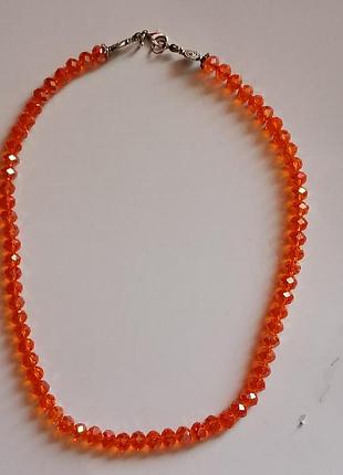 Буси намисто чокер підвіс 🍊 помаранчевий 🍊❤️‍🔥 2