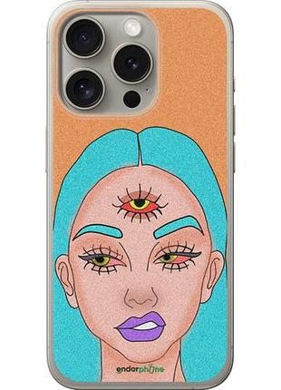 Чохол на iphone 15 pro дівчина малюнок "4576u-3096-10746"
