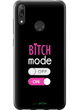 Чехол на huawei y7 2019 bitch mode "4548u-1638-10746"