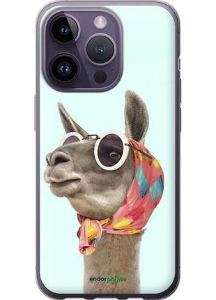 Чехол на iphone 14 pro модная лама "4479u-2646-10746"