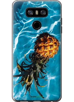 Чехол на lg g6 ананас на воде "4384u-836-10746"