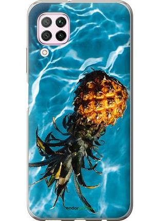 Чехол на huawei p40 lite ананас на воде "4384u-1887-10746"