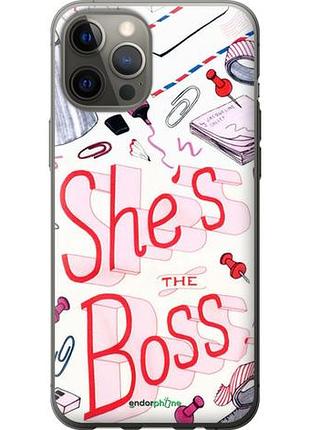 Чехол на iphone 12 pro max she's the boss "4254u-2054-10746"