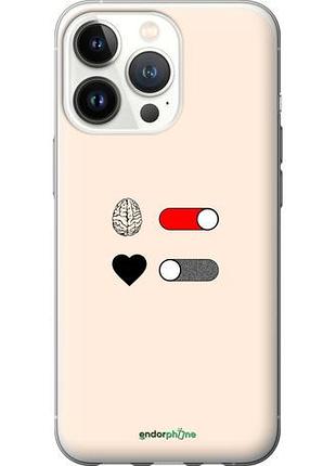 Чехол на iphone 13 pro любовь и ум "4553u-2372-10746"