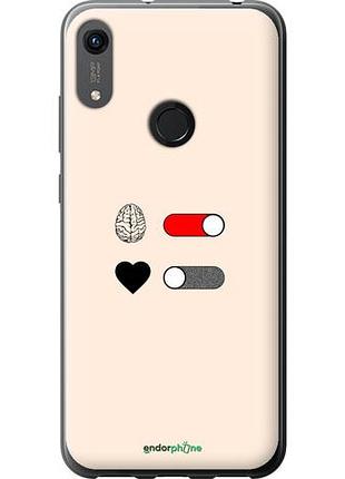 Чехол на huawei honor 8a любовь и ум "4553u-1635-10746"