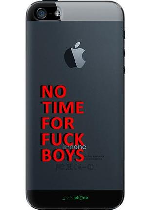 Чехол на iphone 5 нет времени "4635u-18-10746"