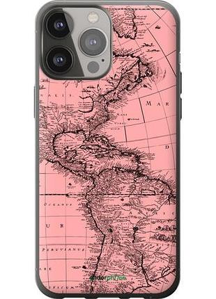 Чехол на iphone 13 pro max карта "4794u-2371-10746"